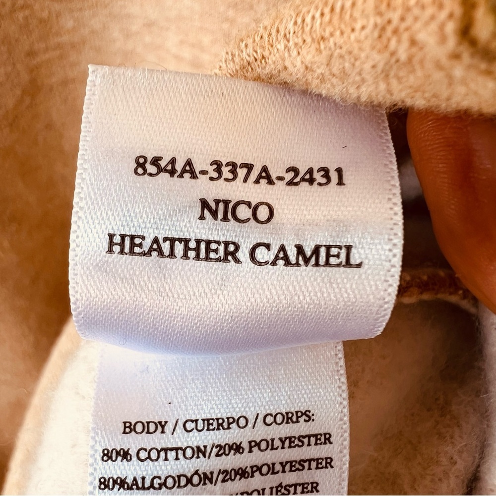 Rails Super Soft “Nico” Boxy Heathered Camel Hood… - image 6